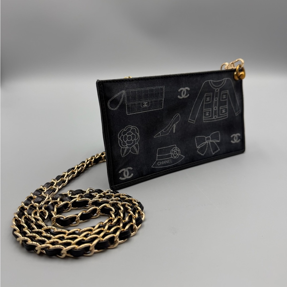 Chanel Denim Pouch